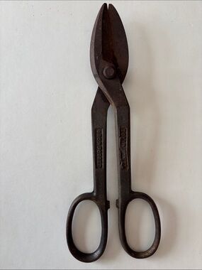 Wiss Vintage Patina Snips Steel garden Tool cutting shears Rustic Farm Scissors